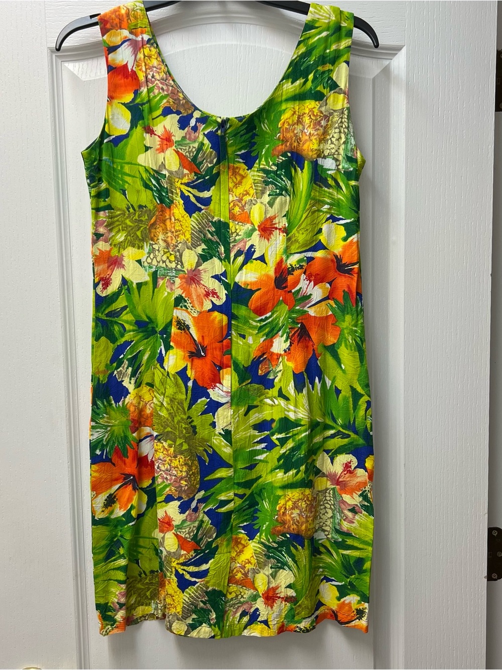 Jams World Vintage Floral Tropical Mini Dress Sz Small